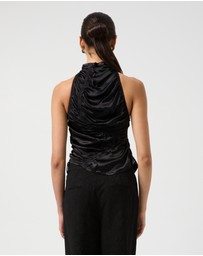 Third Form - Elemental Ruched Top | Black