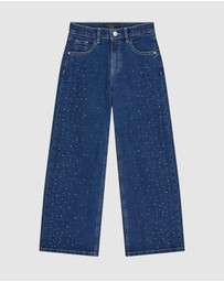 GUESS - 90's Rhinestones Denim Pants