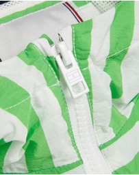 Tommy Hilfiger - Stripe Half-Zip Hooded Windbreaker - Teens