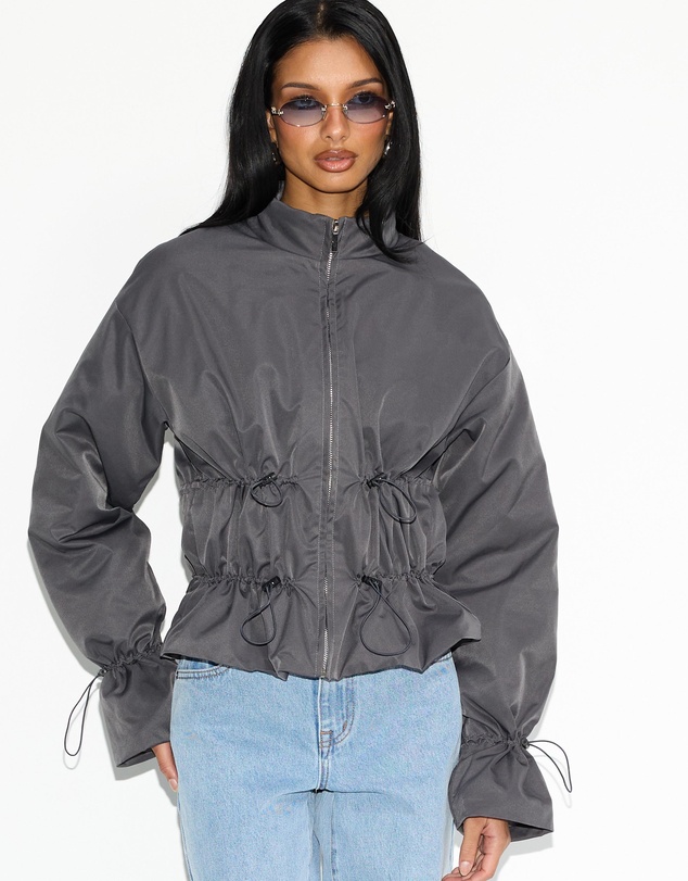 Dazie - Sarah Cinch Drawcord Puffer Jacket