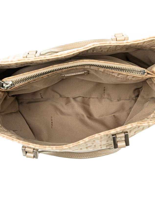 Pre-Loved by Azura Reborn - Pre-Loved fendi FF Logo Canvas Tote Bag