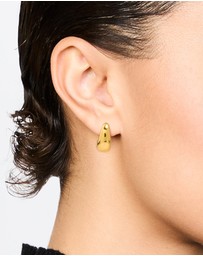 Lovisa - Gold Plated Surgical Steel Bold Oval Hoop Earrings
