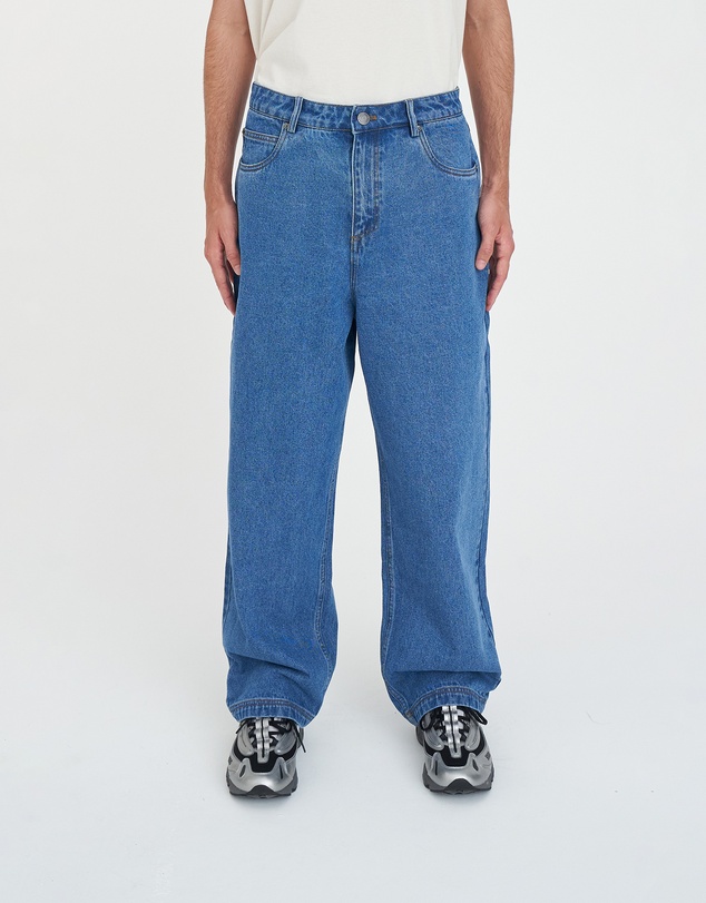 Huffer - Block Denim Jean/Rounder