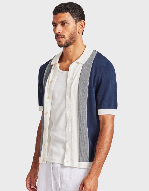 Academy Brand - Jackson Stripe Knit SS Shirt