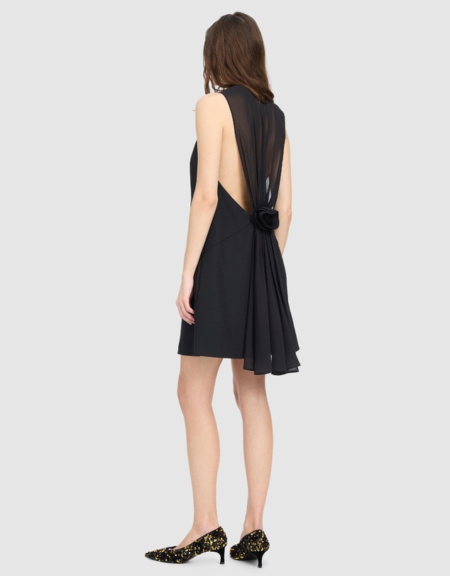 ROTATE - Crepe Mini A-Line Dress