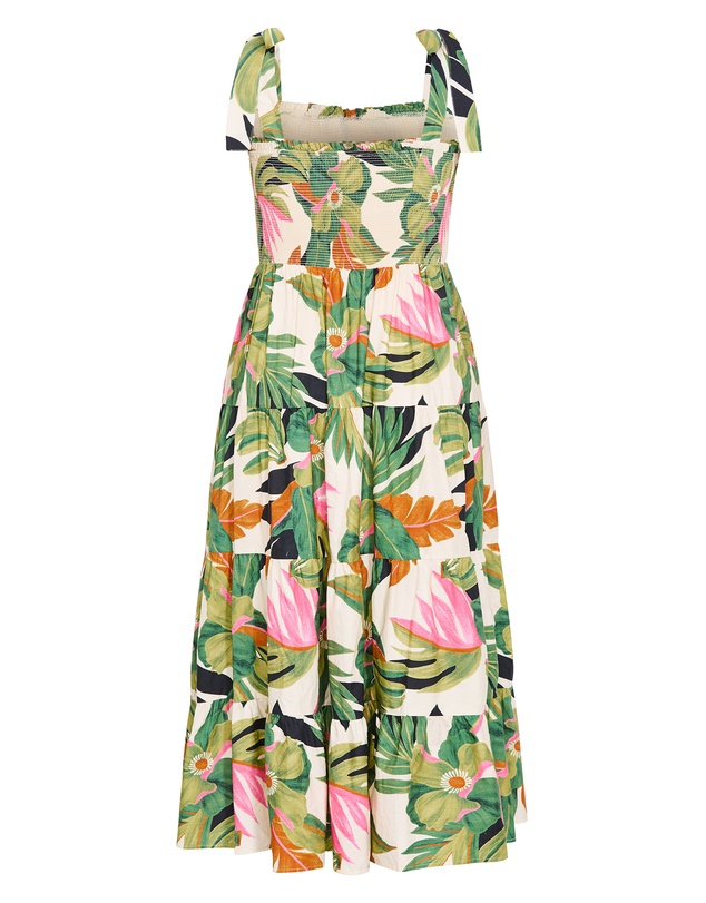 City Chic - Paradiso Print Maxi Dress