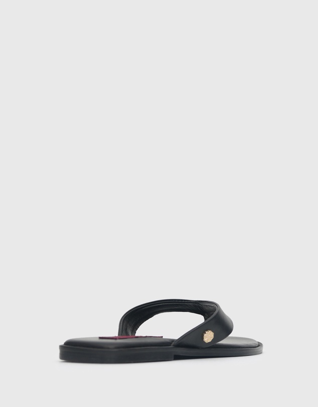 Betts - Sophia Leather Thong Sandals