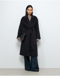 AERE - Chloe Double Faced Wool Blend Coat
