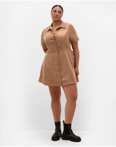 City Chic - Leia Short Sleeve Mini Dress