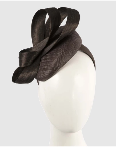 Max Alexander - Chocolate Pillbox Racing Fascinator