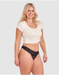 Bras N Things - Eva G String - Black