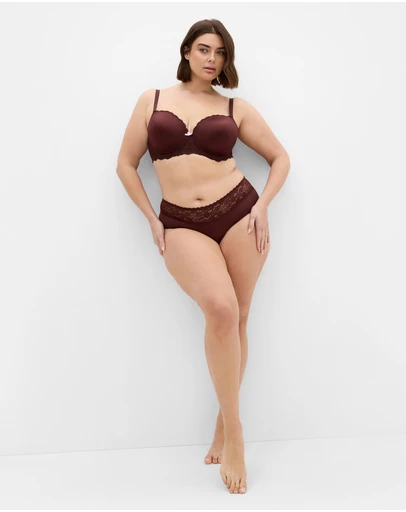 City Chic - Iris 3 Pack Cotton Cheeky Panty