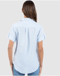 CAMIXA - FEBE Short Sleeve Linen shirt