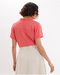 Amelius - Amabel Short Sleeve Crop Shirt