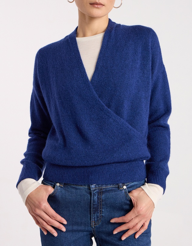 David Lawrence - Lark Wrap Knit Jumper