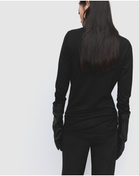 M.N.G - High Neck Sweater With Clasp
