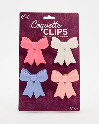 FRED - 4-Pack Coquette Clips Bag Clips