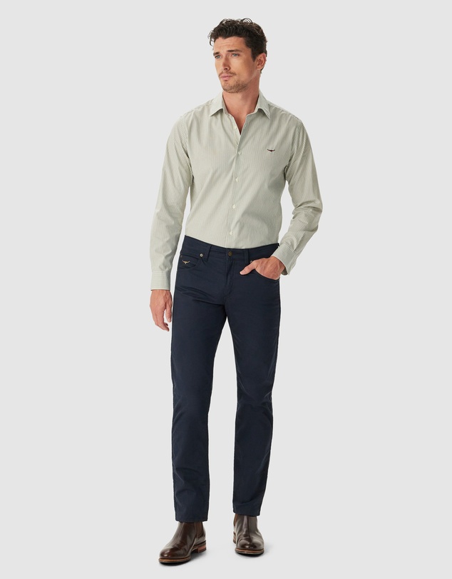 R.M.Williams - Sommers Poplin Stripe Shirt