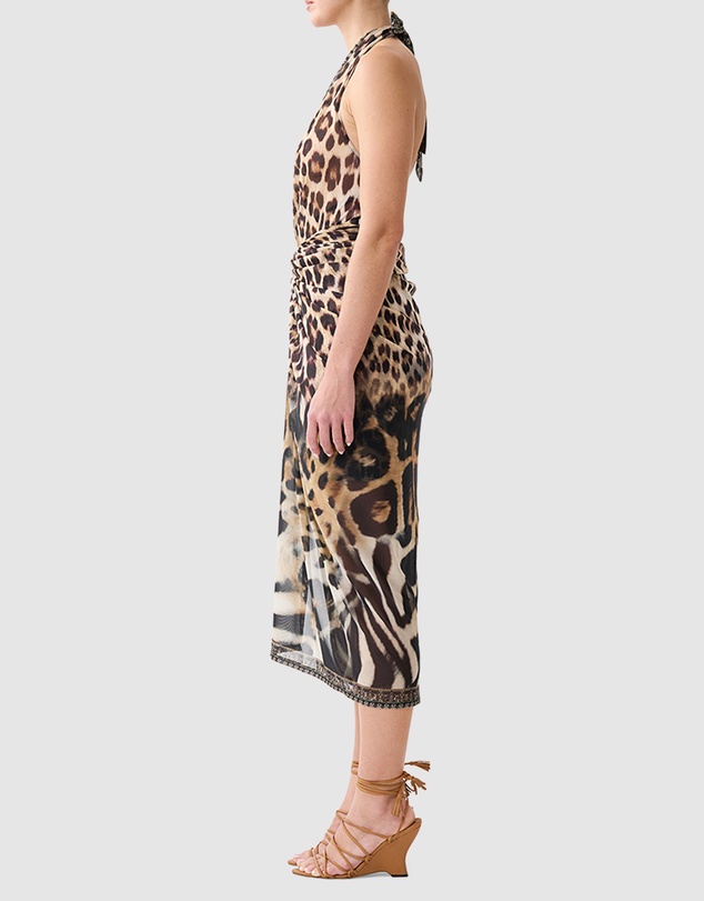 Camilla - Side Twist Jersey Dress