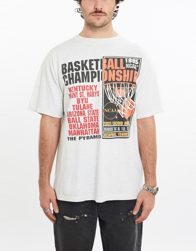 Vintage by The Real Deal - Pre Loved - Vintage 1995 NCAA Basketball Championship Tee