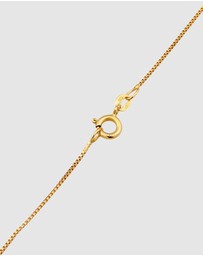 Kuzzoi - ICONIC EXCLUSIVE - Necklace Men Plate Pendant Basic Hammered in 925 Sterling Silver Gold Plated