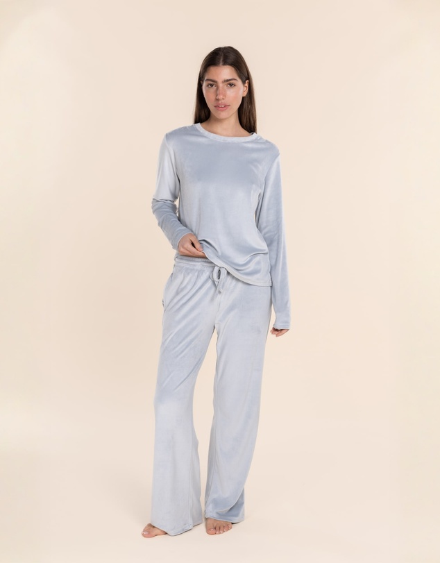 Gingerlilly - Thea Velour Long Lounge Set
