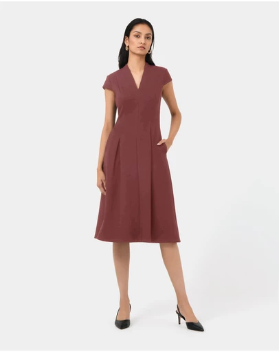 Forcast - Juno Panel Ponte Dress