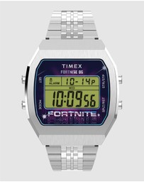 TIMEX - Timex x Fortnite T80 36mm Stainless Steel Bracelet Watch