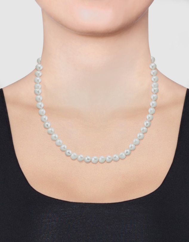 Elli Jewelry - Jewelry Set Shell Pearls Beads in 925 Sterling Silver