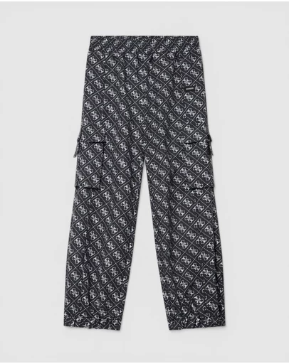 GUESS - Logo Poly Peach Cargo Pants