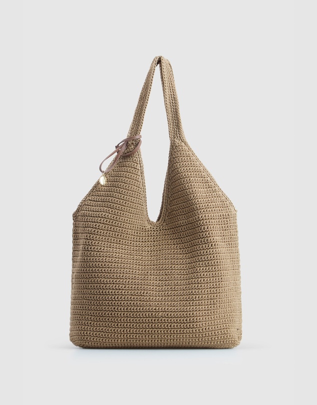 Laura Jones - Rayon Crochet Tote Bag