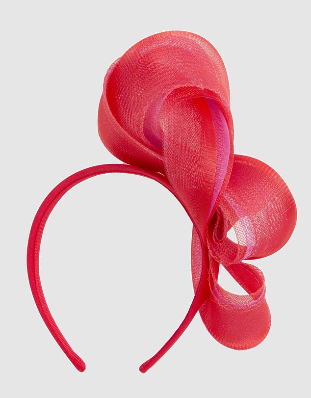 Fillies Collection - Bespoke Red Racing Fascinator