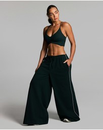 Rockwear - Luxesoft Rouched Low Impact Sports Bra