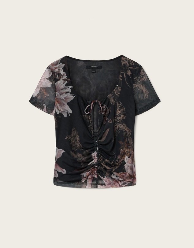 AllSaints - Gabby Mesh Top