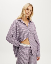 Cotton On Body - Cloud Soft Flannel Oversized Shirt