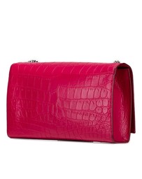 Pre-Loved by Azura Reborn - Pre-Loved Medium Croc Embossed Leather Kate Tassel Crossbody