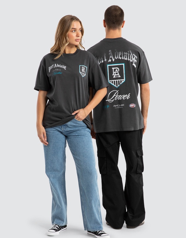 Nena & Pasadena - Port Adelaide Vintage Goth Tee