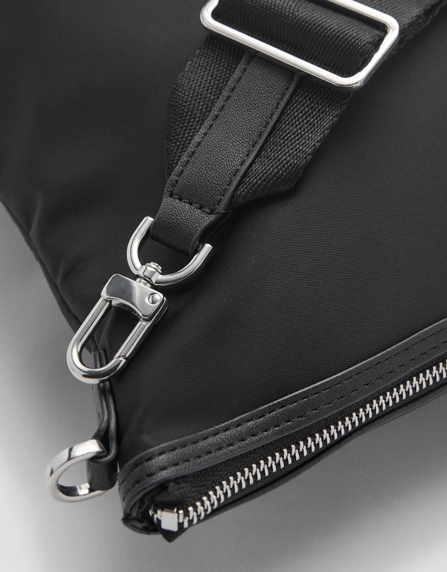 M.N.G - Large Nylon Shopper Bag