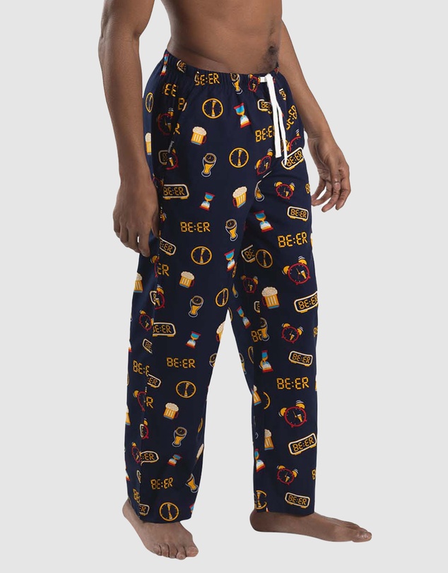 Bamboozld - Mens Beer O'Clock Bamboo Woven Sleep Pants