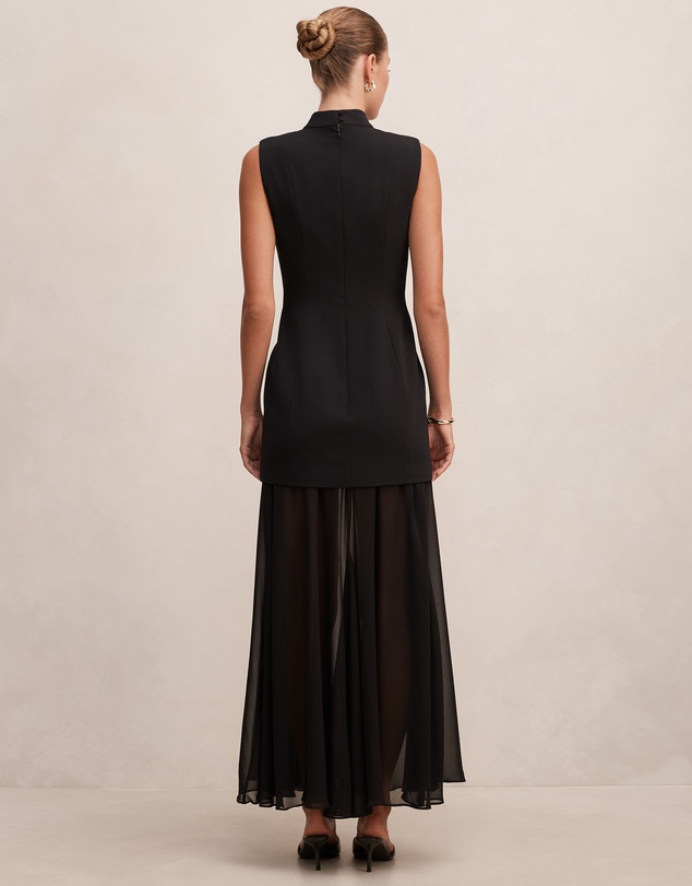 Forever New - Pearl High Neck Underlay Dress