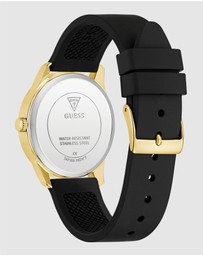 GUESS - Guess Roxy Ladies Black Gold Tone Analogue Watch