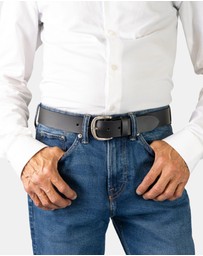 Buckle - Cassidy. Australian Made Buffalo Leather Belt. 38mm width.