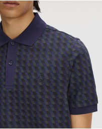 Fred Perry - Slanted Geometric Print Fred Perry Shirt