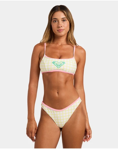 Roxy - Womens The Swell Hi Leg Tanga Bikini Bottom