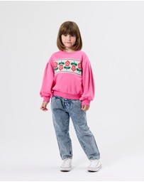 Goldie + Ace - Flower Garden Sweater - Babies-Kids