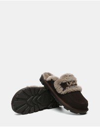 EVERAU - Australian Shepherd Ugg Rilee Cow Suede Upper House Shoes