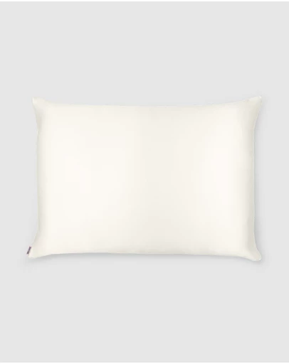 Shhh Silk - Mulberry Silk Beauty Pillowcase - Off White - Queen
