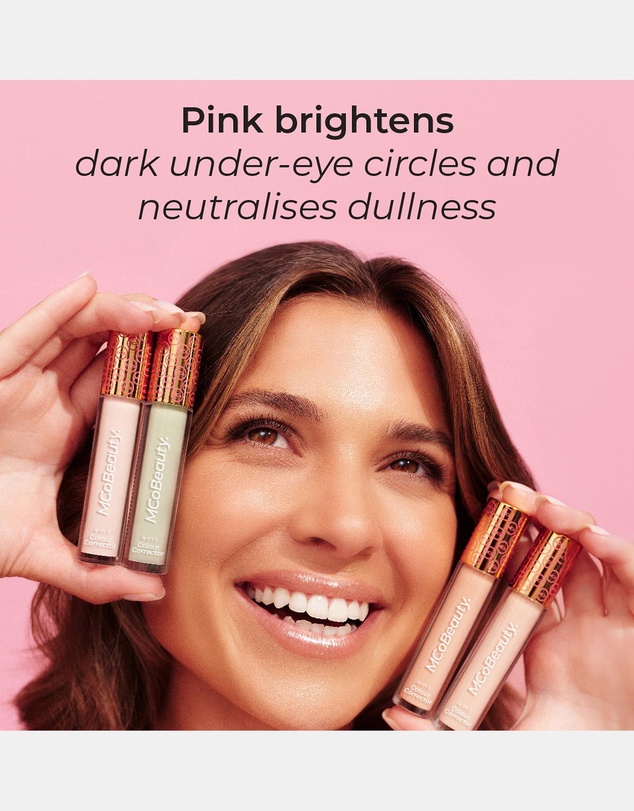 MCoBeauty - 4-In-1 Colour Corrector - Pink