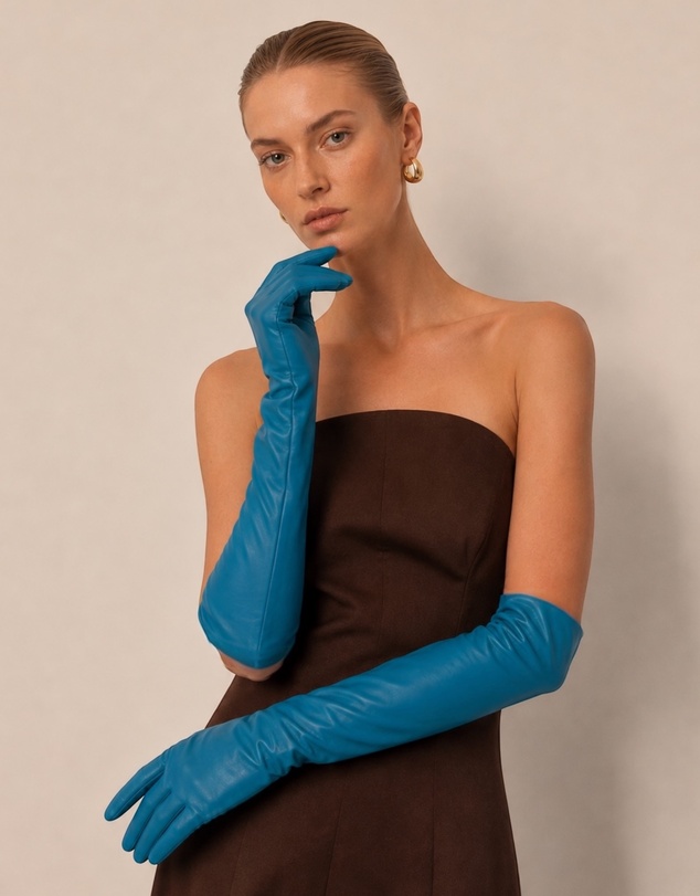 High Heel Jungle - Milana Opera-Length Leather Gloves