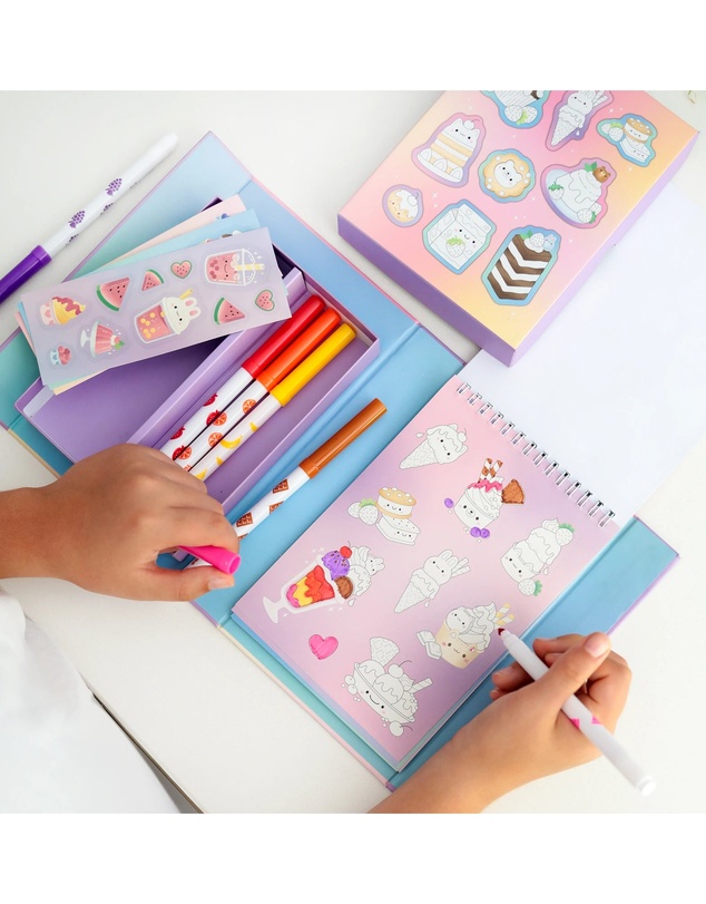 Tiger Tribe - Scented Stacks Of Stickers - Dreamy Desserts